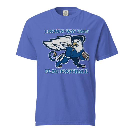 Signature | Comfort Colors T-Shirt | LWE Flag Football | Crest Logo