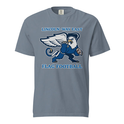 Signature | Comfort Colors T-Shirt | LWE Flag Football | Crest Logo
