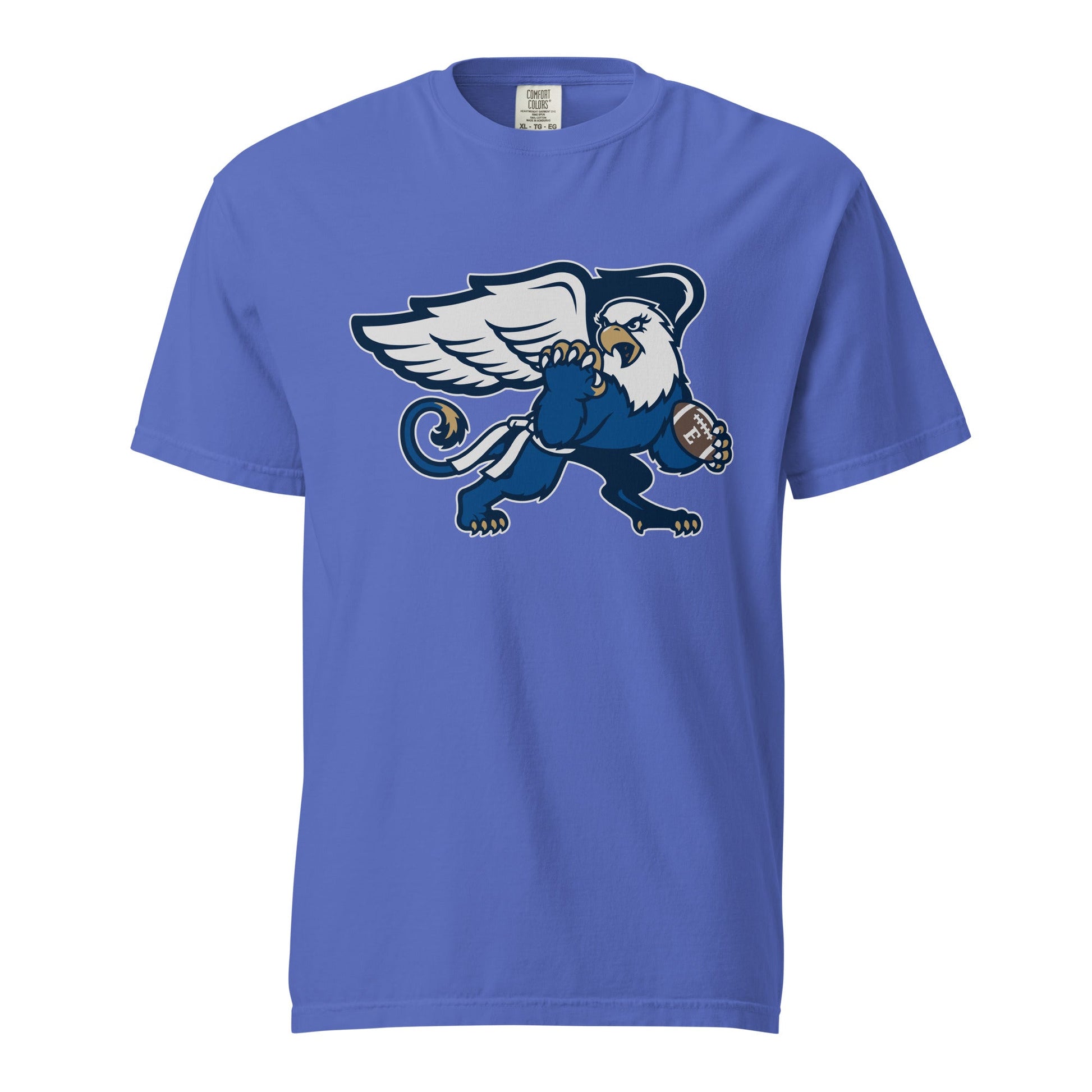 Signature | Comfort Colors T-Shirt | LWE Flag Football | Emblem Logo