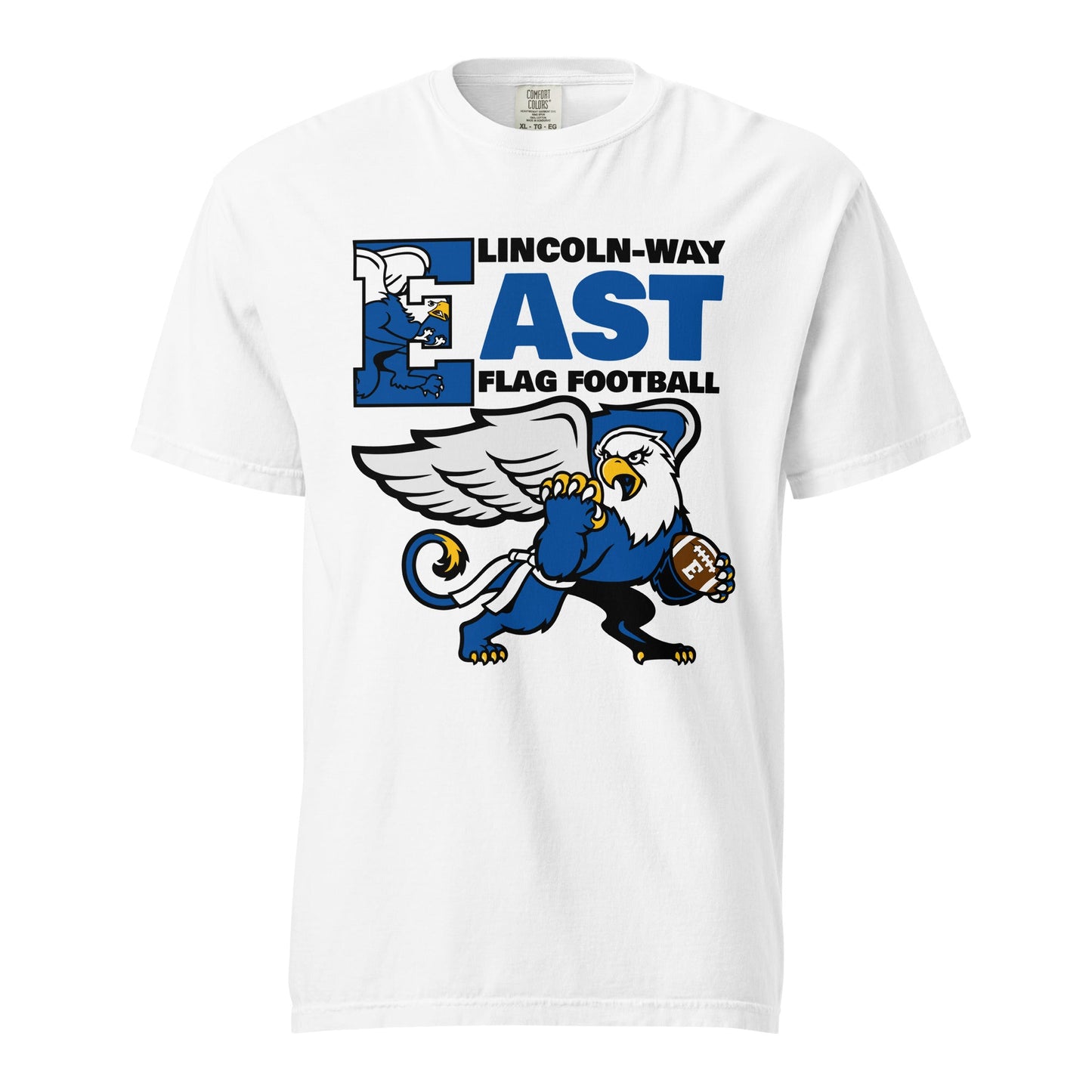 Signature | Comfort Colors T-Shirt | LWE Flag Football | Vanguard Logo