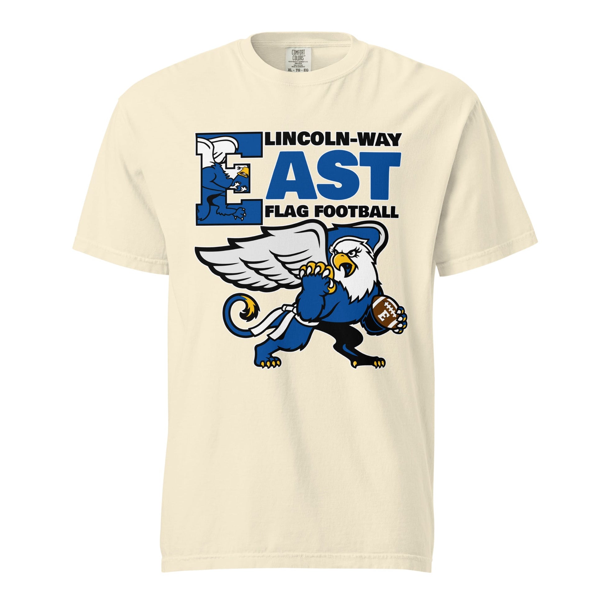Signature | Comfort Colors T-Shirt | LWE Flag Football | Vanguard Logo
