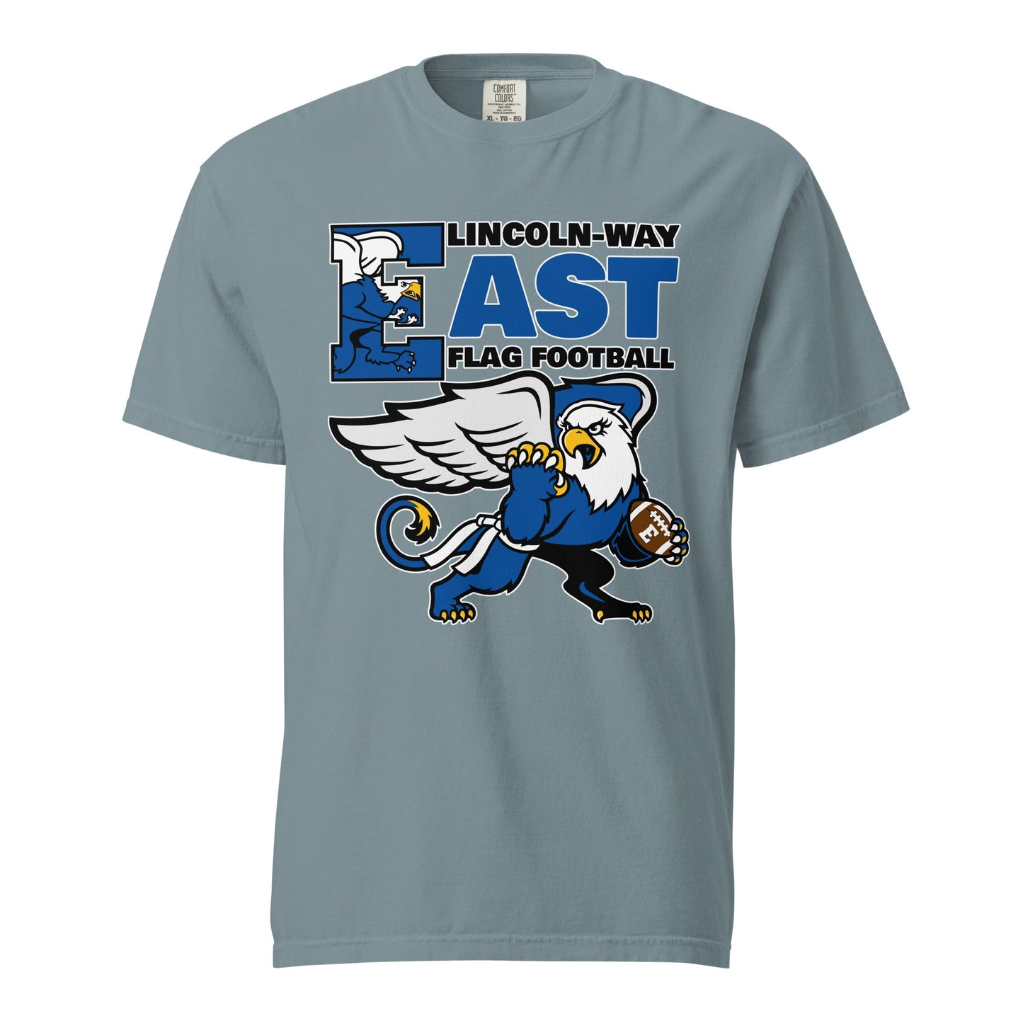 Signature | Comfort Colors T-Shirt | LWE Flag Football | Vanguard Logo
