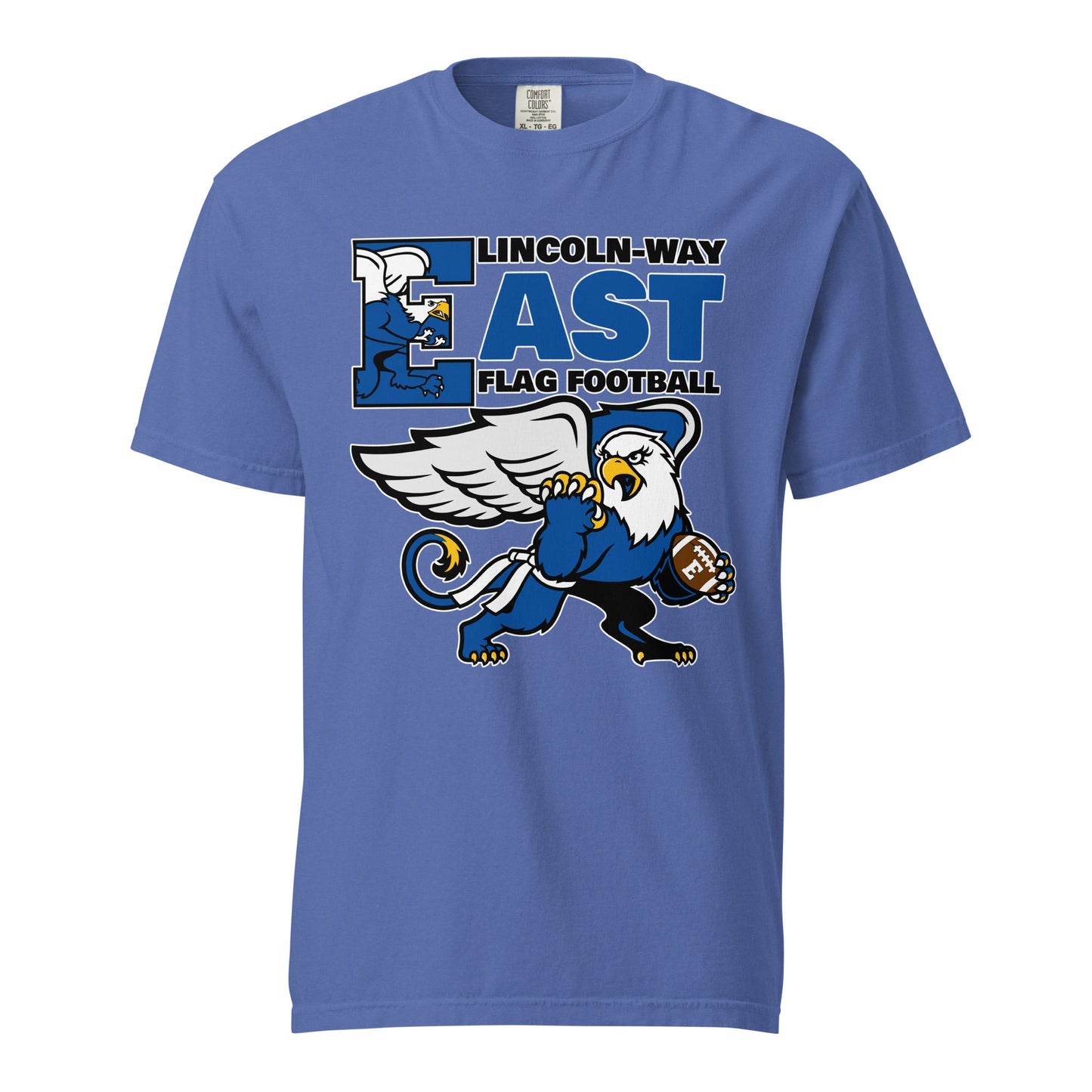 Signature | Comfort Colors T-Shirt | LWE Flag Football | Vanguard Logo