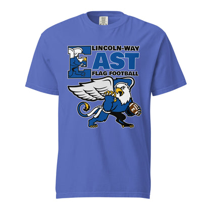 Signature | Comfort Colors T-Shirt | LWE Flag Football | Vanguard Logo