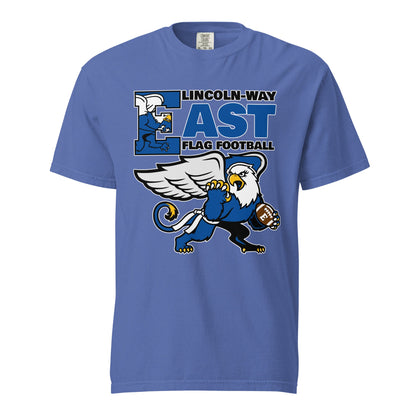 Signature | Comfort Colors T-Shirt | LWE Flag Football | Vanguard Logo