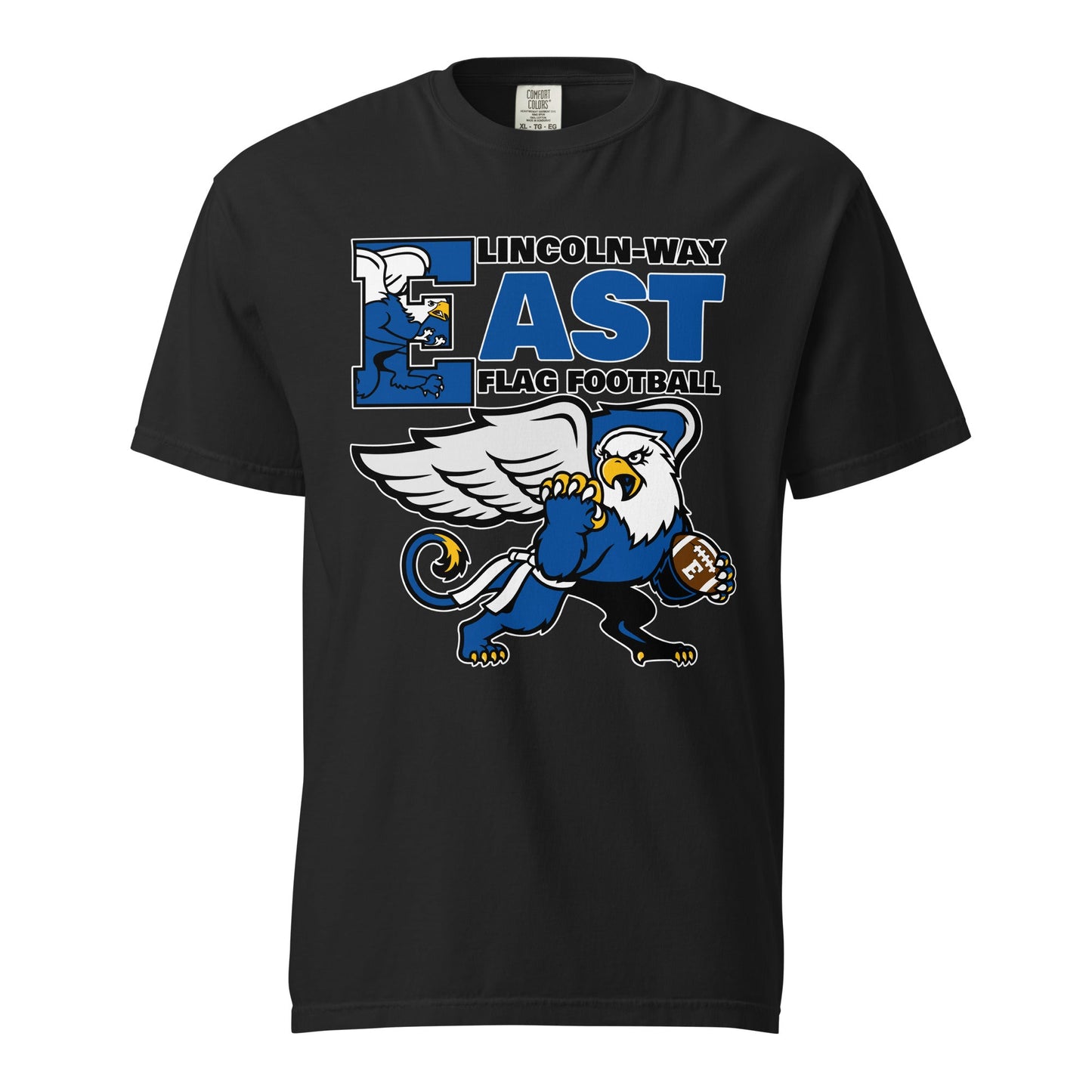Signature | Comfort Colors T-Shirt | LWE Flag Football | Vanguard Logo