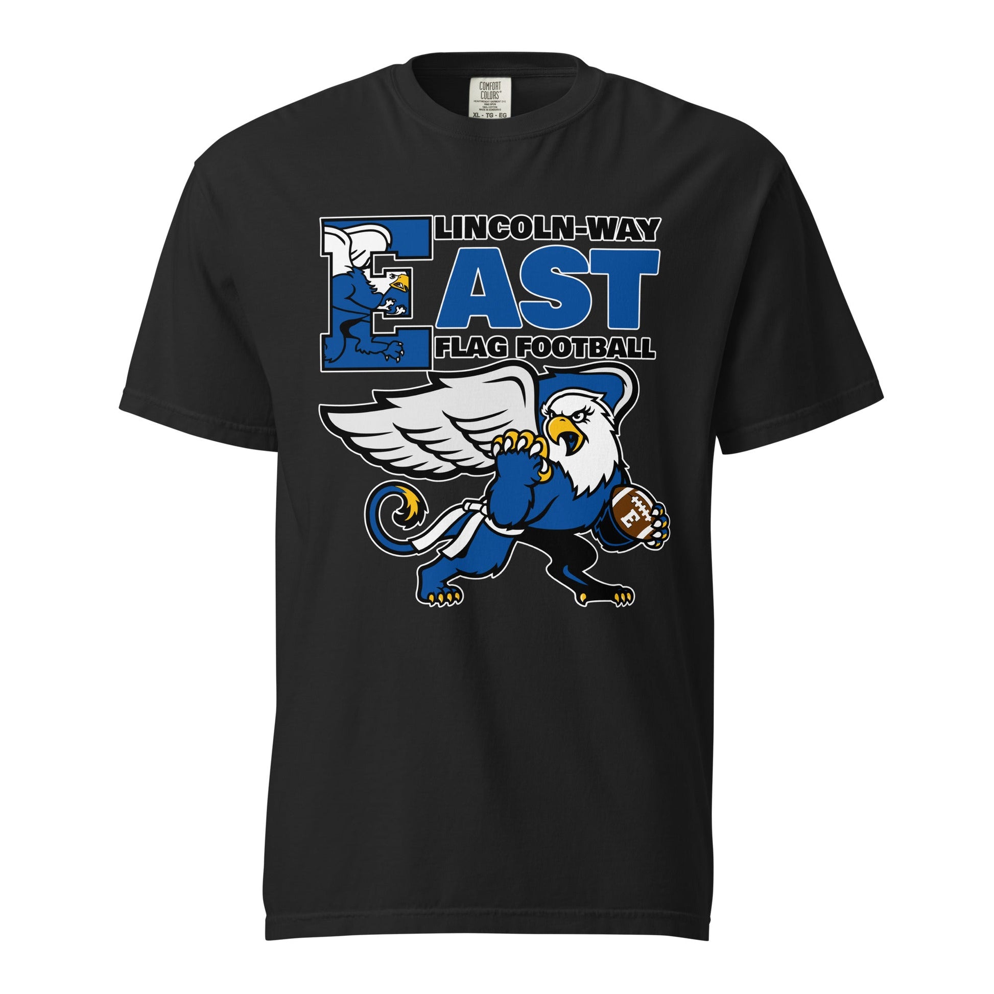 Signature | Comfort Colors T-Shirt | LWE Flag Football | Vanguard Logo