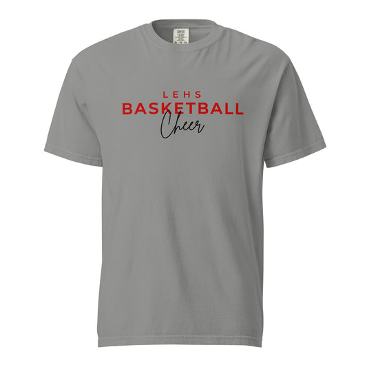 Signature | Comfort Colors T-Shirt | Lynn English Cheerleading | Script Logo