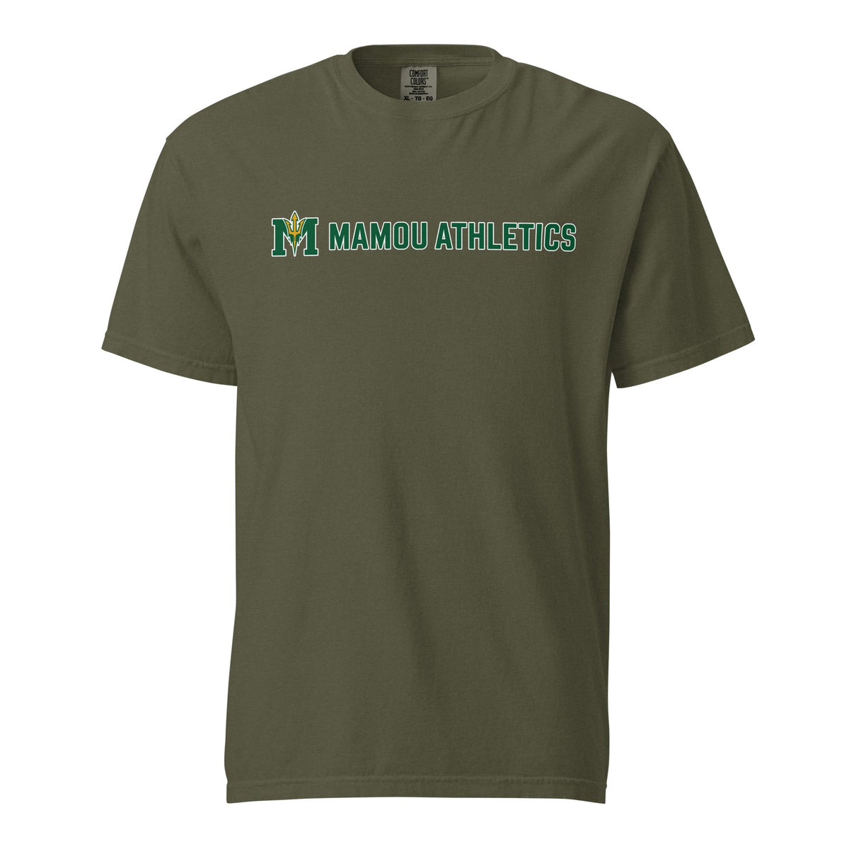 Signature | Comfort Colors T-Shirt | Mamou High School | Emblem Logo