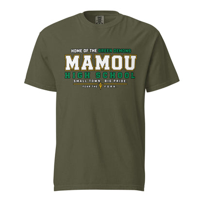 Signature | Comfort Colors T-Shirt | Mamou High School | Vanguard Logo