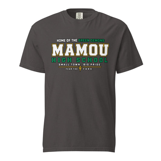 Signature | Comfort Colors T-Shirt | Mamou High School | Vanguard Logo