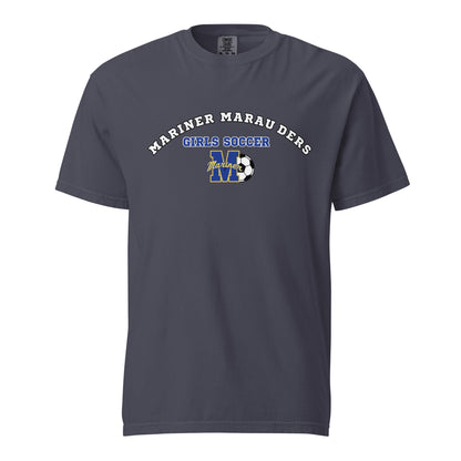 Signature | Comfort Colors T-Shirt | Mariner girls soccer | Crest Logo