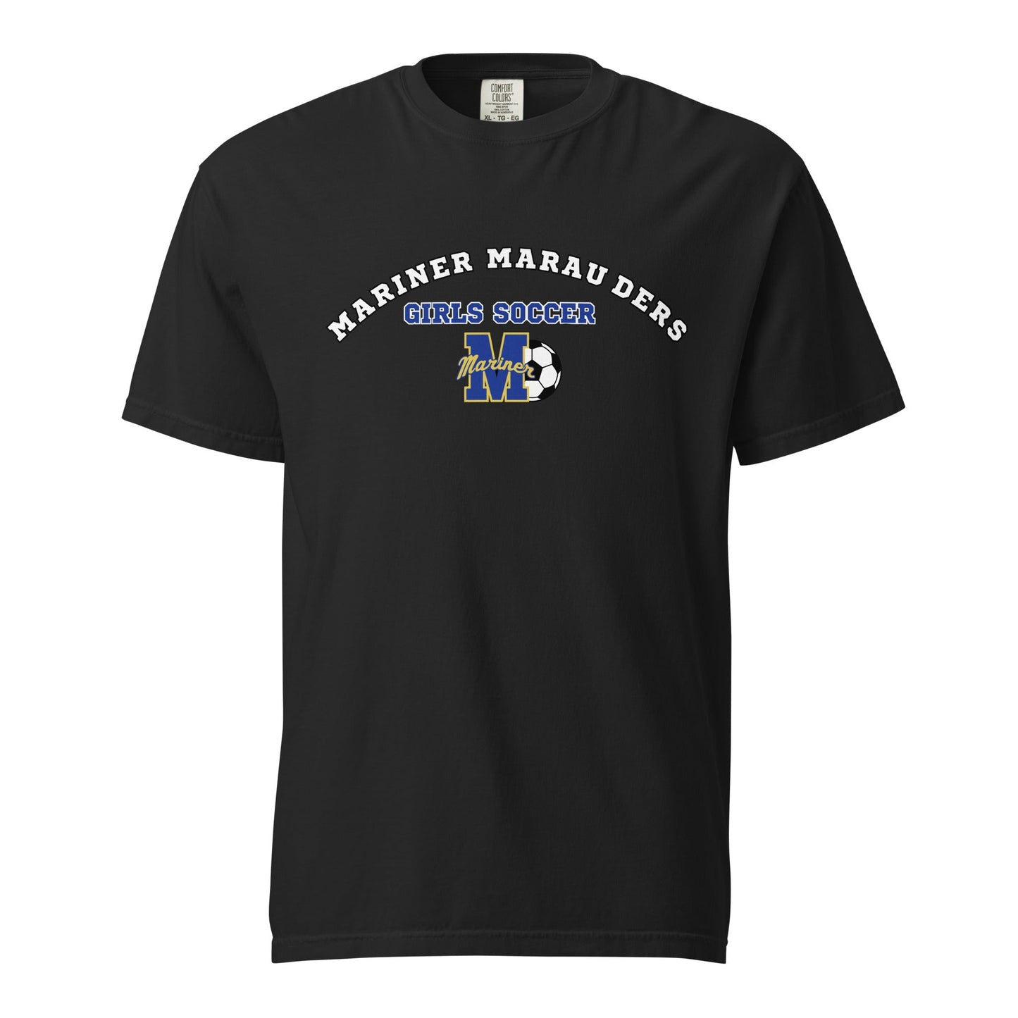 Signature | Comfort Colors T-Shirt | Mariner girls soccer | Crest Logo