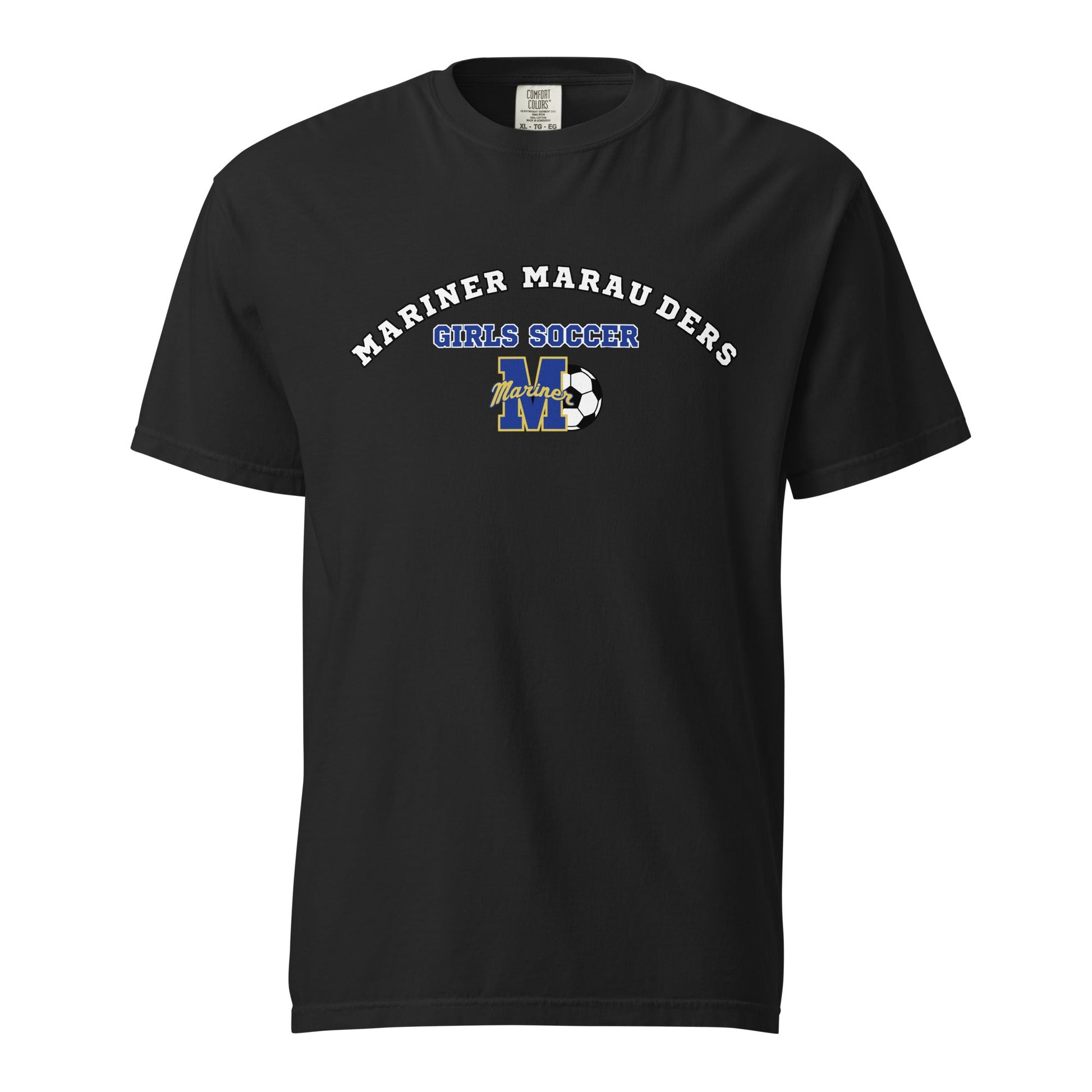 Signature | Comfort Colors T-Shirt | Mariner girls soccer | Crest Logo