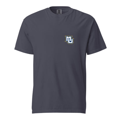 Signature | Comfort Colors T-Shirt | Marquette University Women's Hockey | MU Mark Backprint Logo