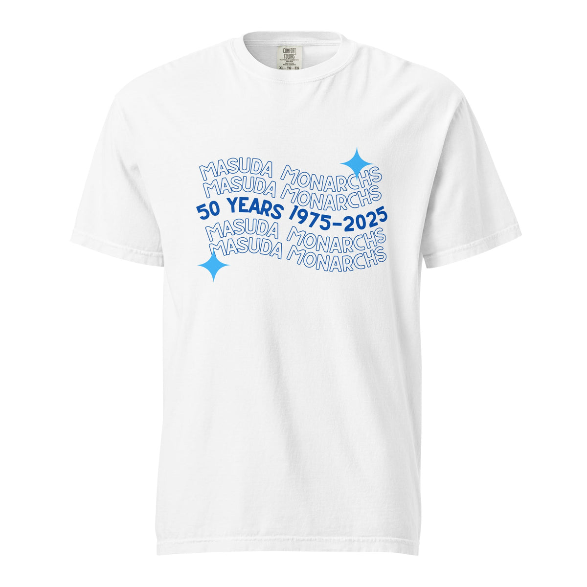 Signature | Comfort Colors T-Shirt | Masuda Middle School | 50 Years Logo