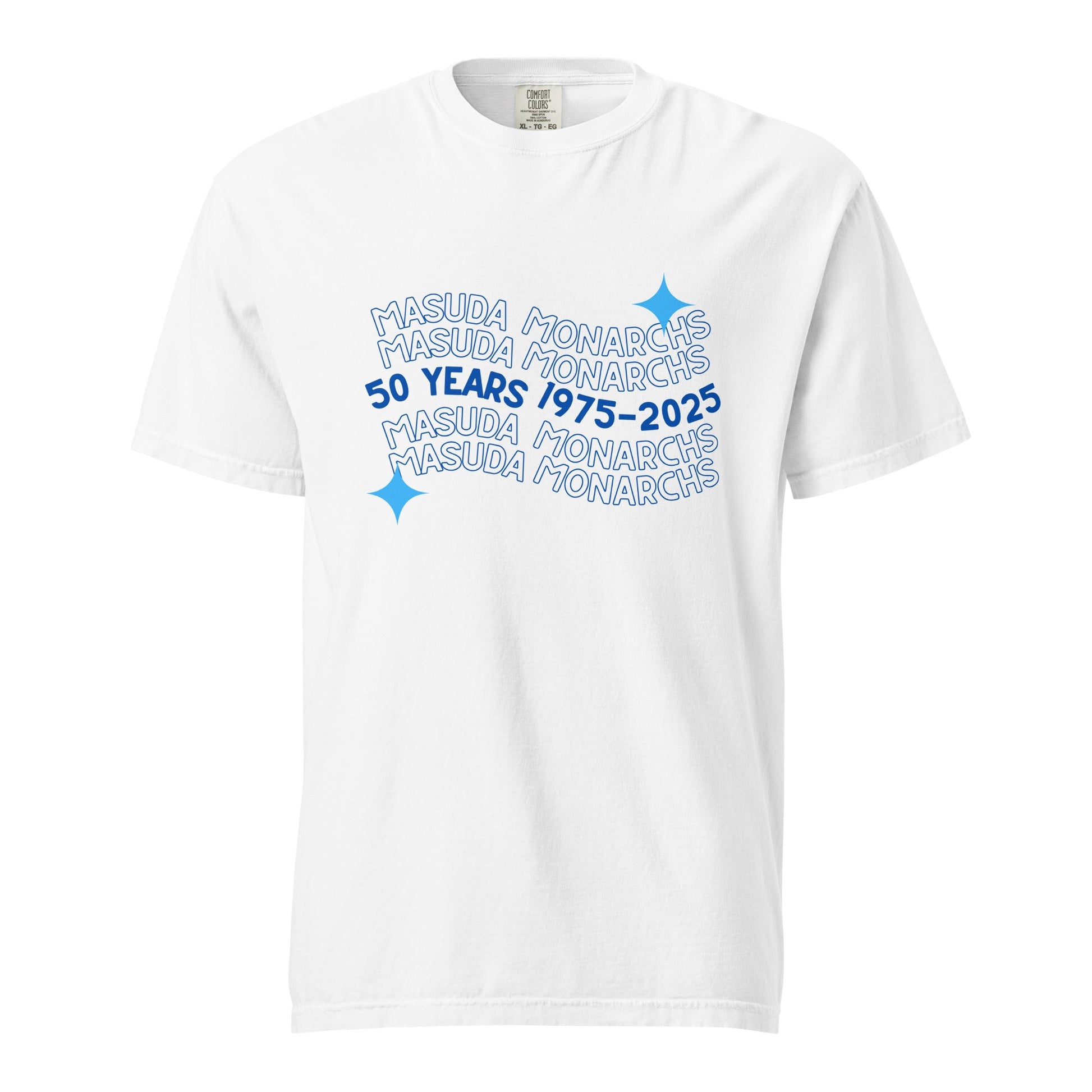 Signature | Comfort Colors T-Shirt | Masuda Middle School | 50 Years Logo