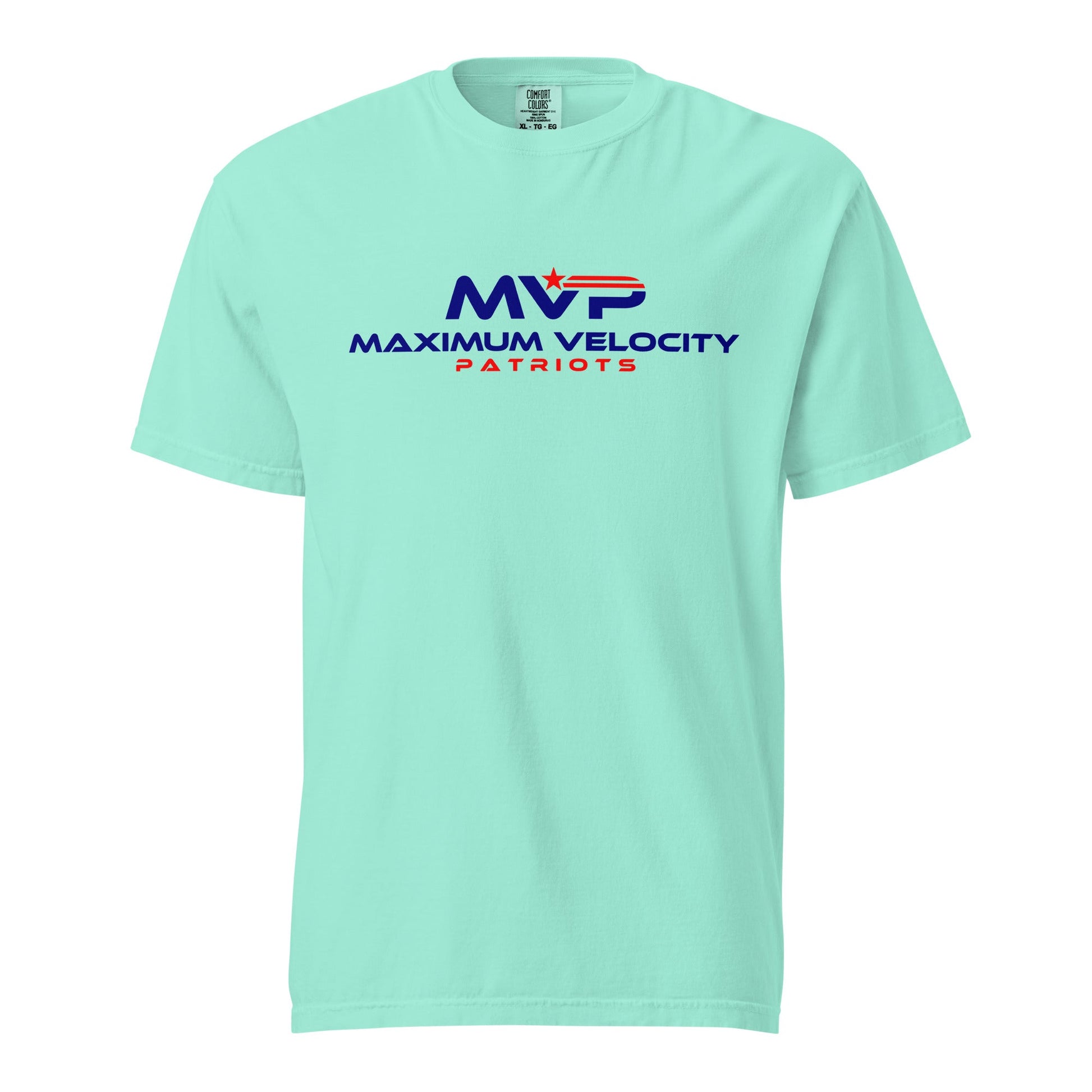 Signature | Comfort Colors T-Shirt | Maximum Velocity Youth Sports | Vanguard Logo