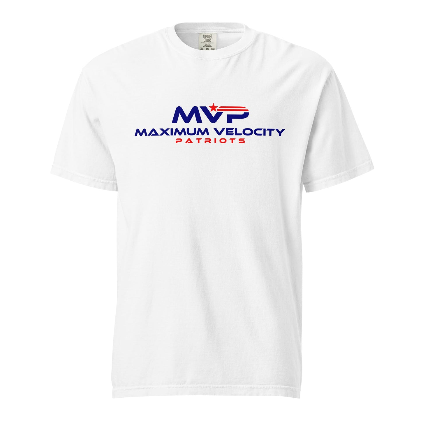 Signature | Comfort Colors T-Shirt | Maximum Velocity Youth Sports | Vanguard Logo