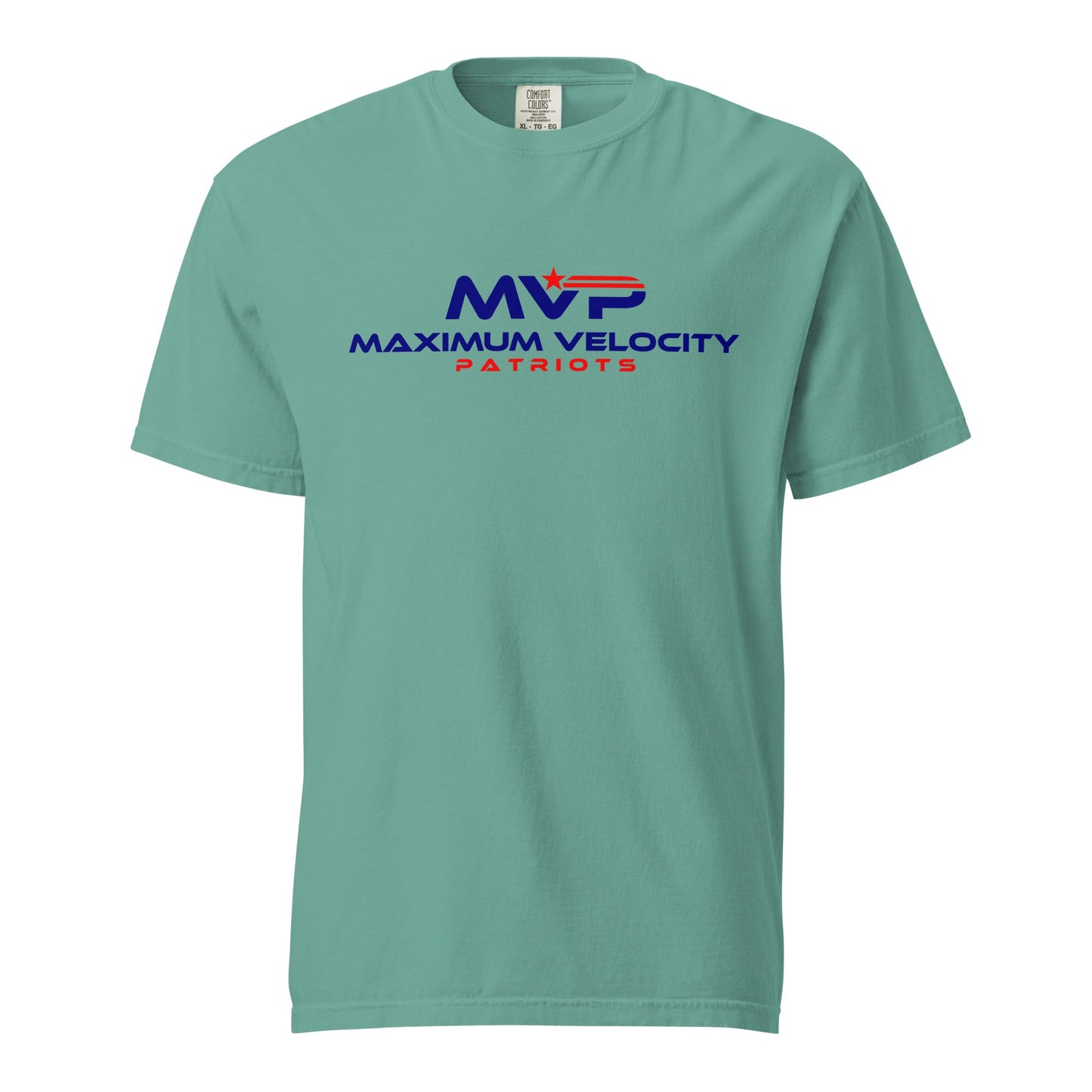 Signature | Comfort Colors T-Shirt | Maximum Velocity Youth Sports | Vanguard Logo