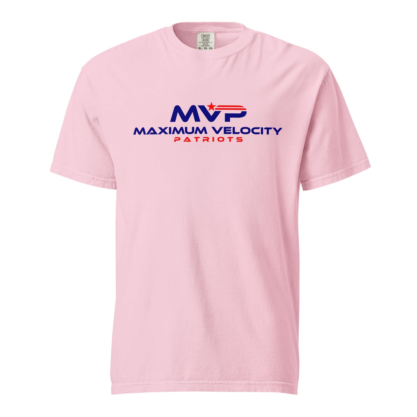 Signature | Comfort Colors T-Shirt | Maximum Velocity Youth Sports | Vanguard Logo