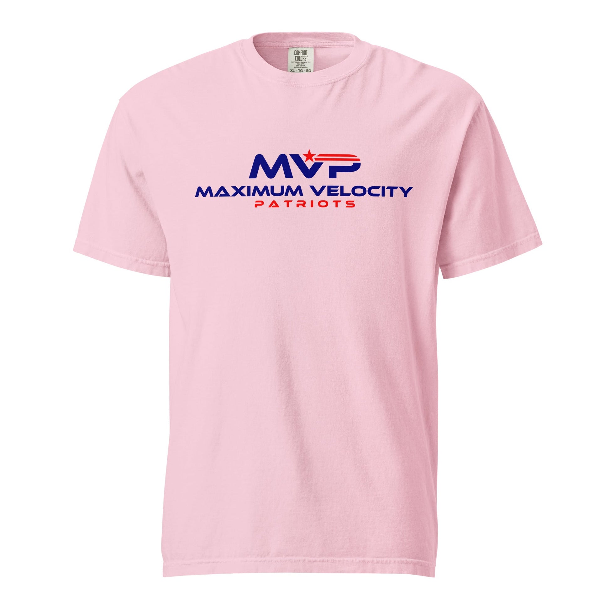 Signature | Comfort Colors T-Shirt | Maximum Velocity Youth Sports | Vanguard Logo