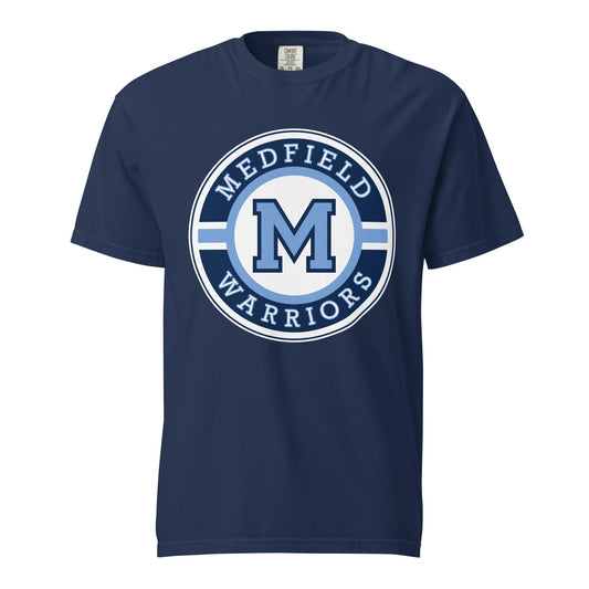 Signature | Comfort Colors T-Shirt | Medfield Softball | Badge Logo
