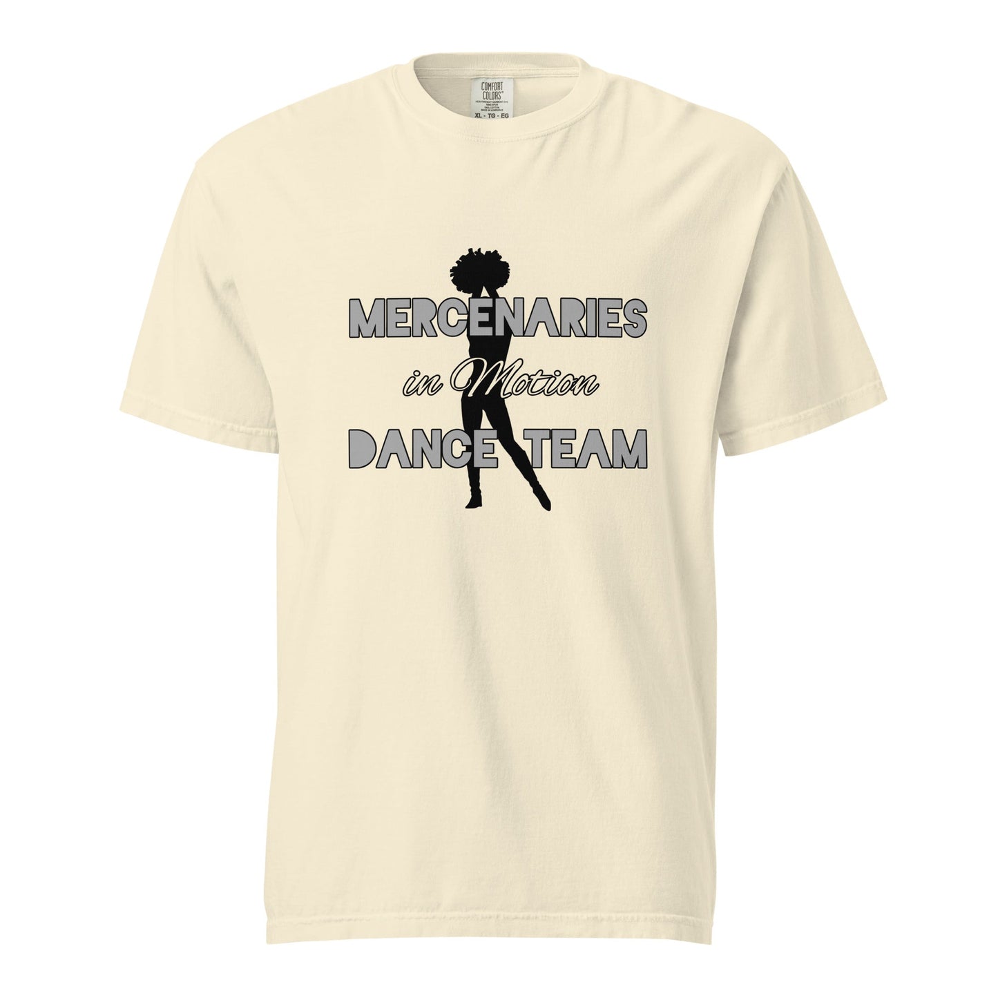 Signature | Comfort Colors T-Shirt | Mercenaries in Motion Dance Team | Silhouette Logo