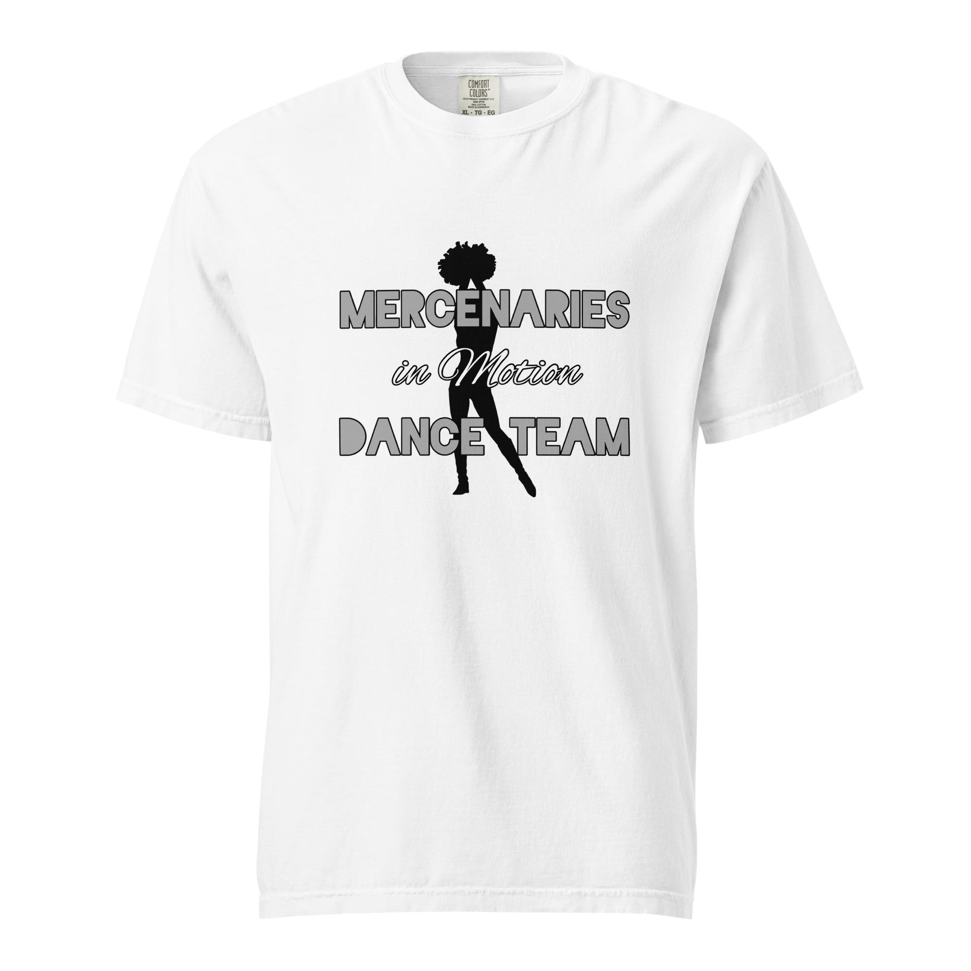Signature | Comfort Colors T-Shirt | Mercenaries in Motion Dance Team | Silhouette Logo