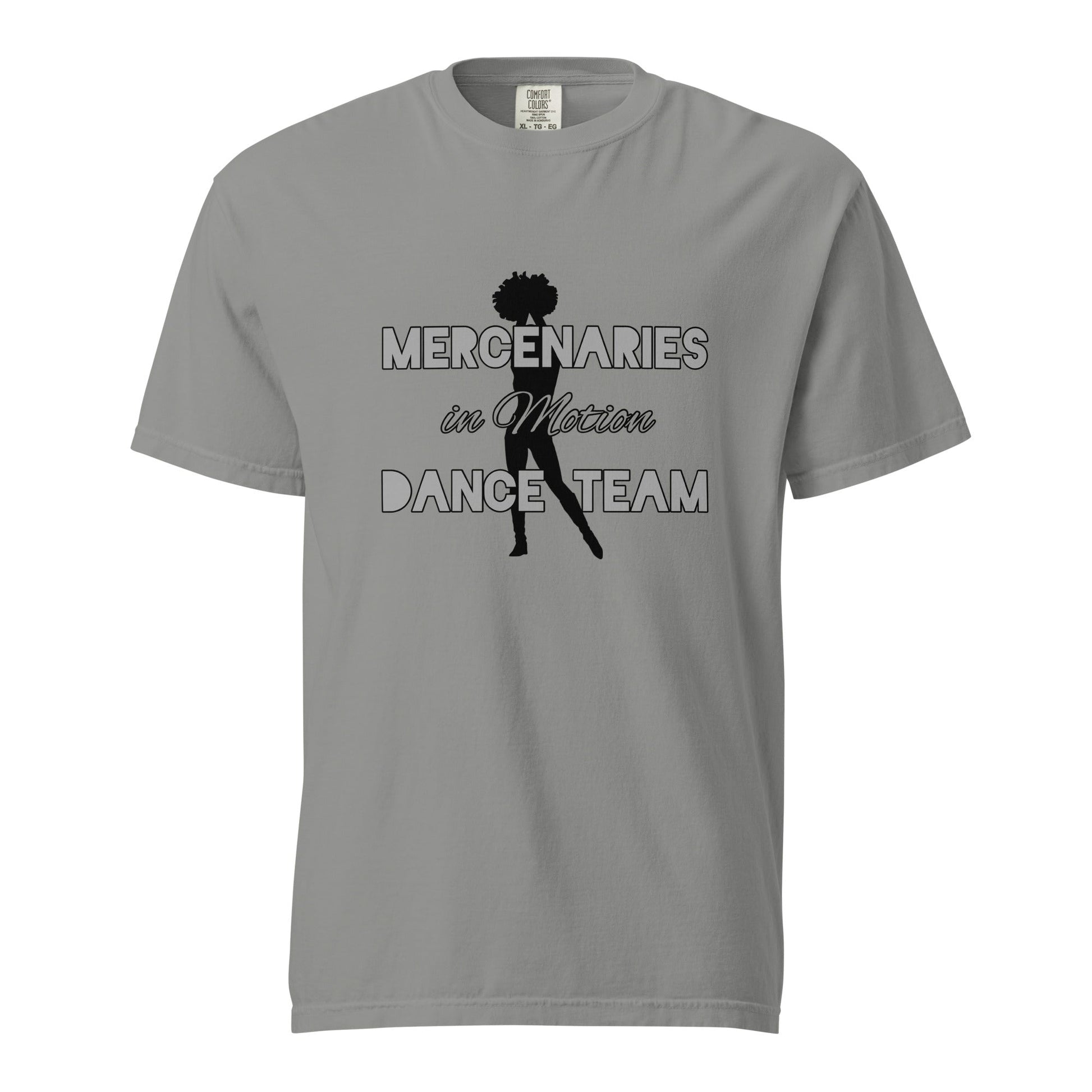 Signature | Comfort Colors T-Shirt | Mercenaries in Motion Dance Team | Silhouette Logo