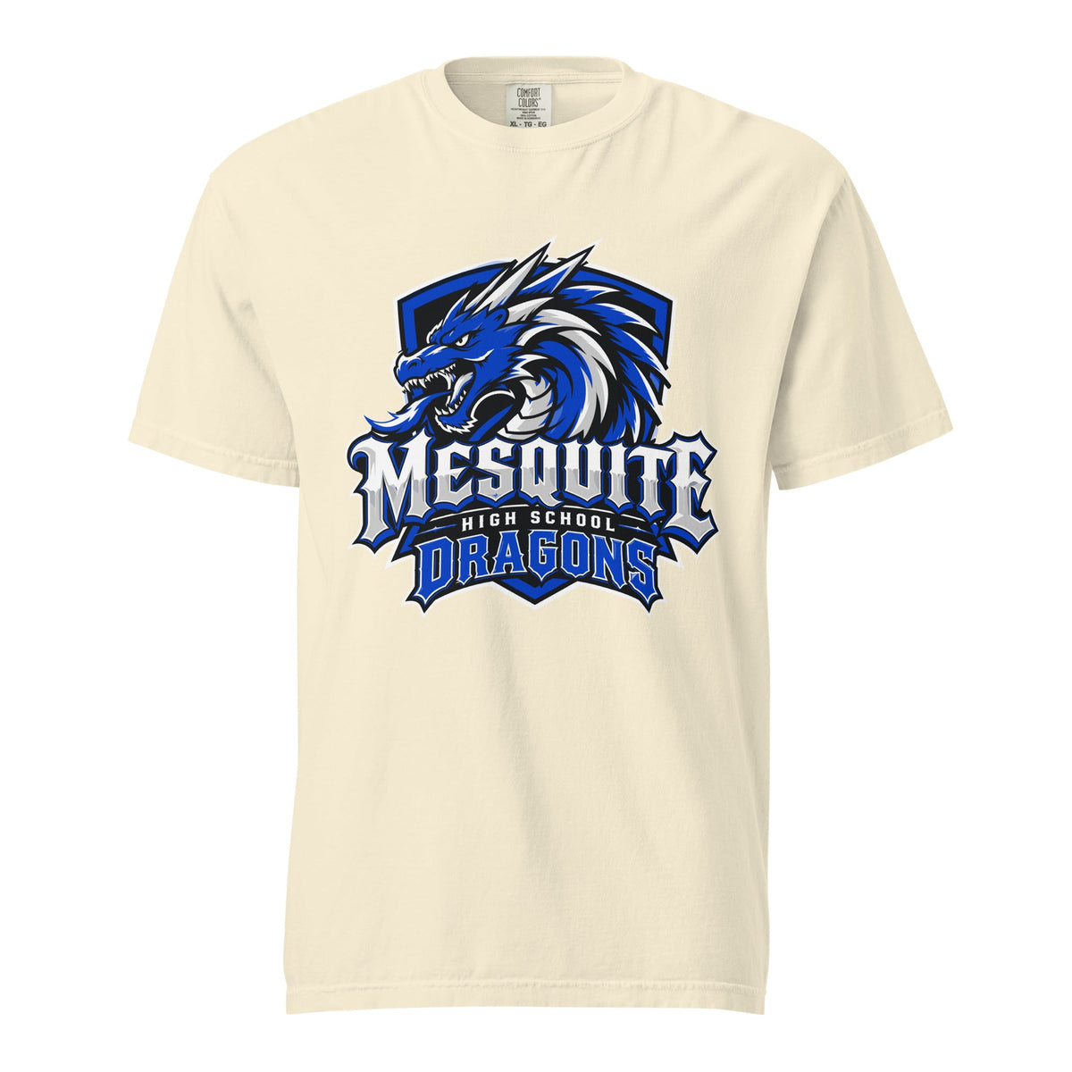 Signature | Comfort Colors T-Shirt | Mesquite High School | Emblem Logo