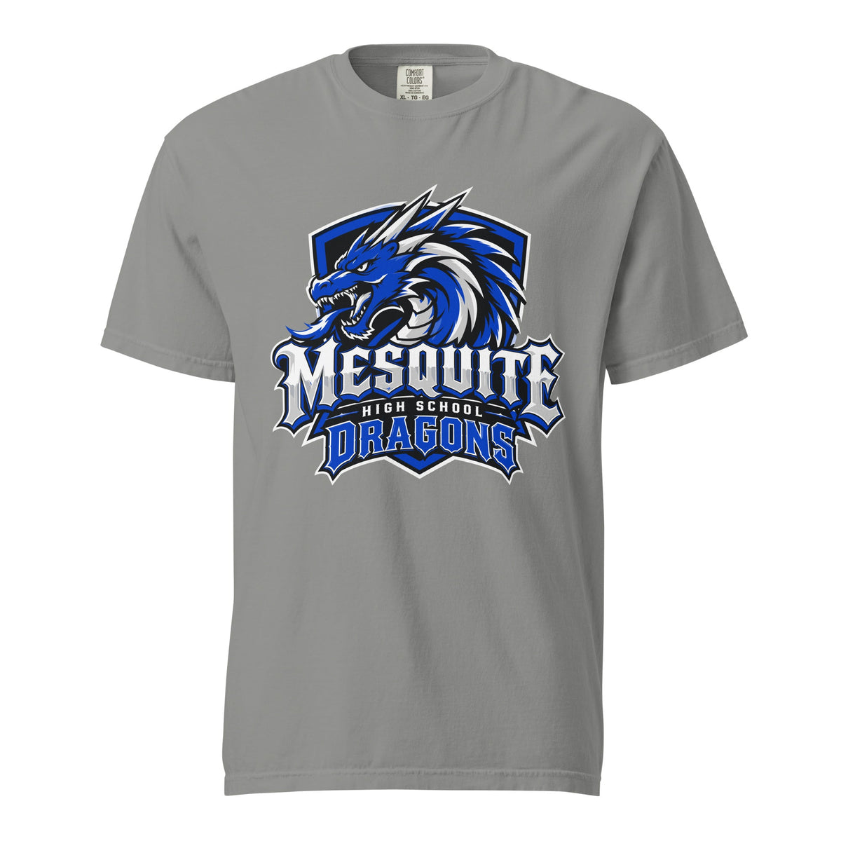 Signature | Comfort Colors T-Shirt | Mesquite High School | Emblem Logo