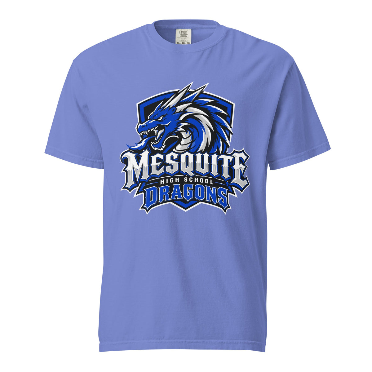 Signature | Comfort Colors T-Shirt | Mesquite High School | Emblem Logo