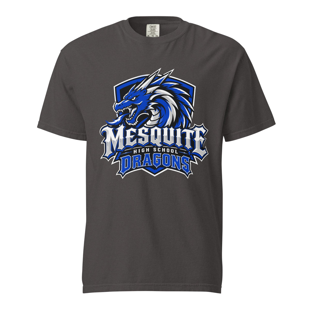 Signature | Comfort Colors T-Shirt | Mesquite High School | Emblem Logo