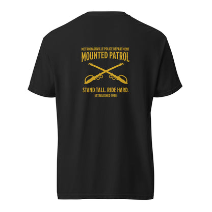 Signature | Comfort Colors T-Shirt | Metro Nashville Police Department Horse Mounted Patrol | Stand Tall Logo