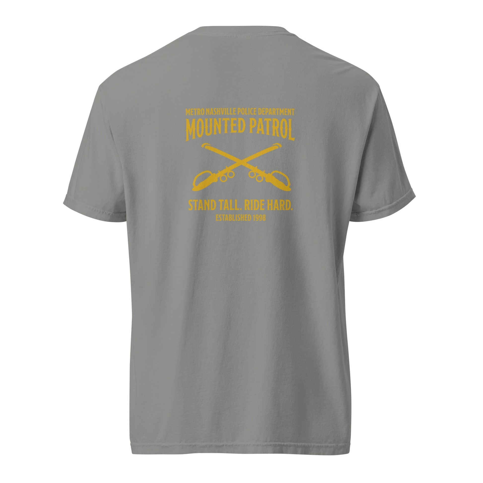 Signature | Comfort Colors T-Shirt | Metro Nashville Police Department Horse Mounted Patrol | Stand Tall Logo