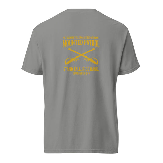 Signature | Comfort Colors T-Shirt | Metro Nashville Police Department Horse Mounted Patrol | Stand Tall Logo