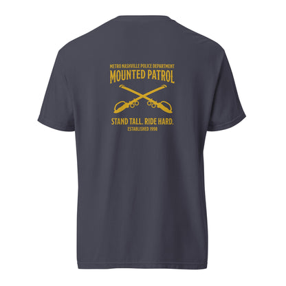Signature | Comfort Colors T-Shirt | Metro Nashville Police Department Horse Mounted Patrol | Stand Tall Logo