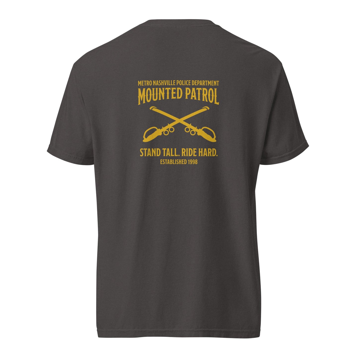 Signature | Comfort Colors T-Shirt | Metro Nashville Police Department Horse Mounted Patrol | Stand Tall Logo