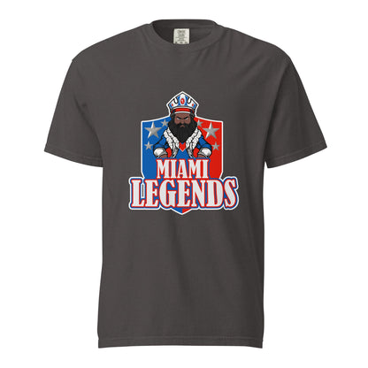 Signature | Comfort Colors T-Shirt | Miami Legends Football | King Shield Logo