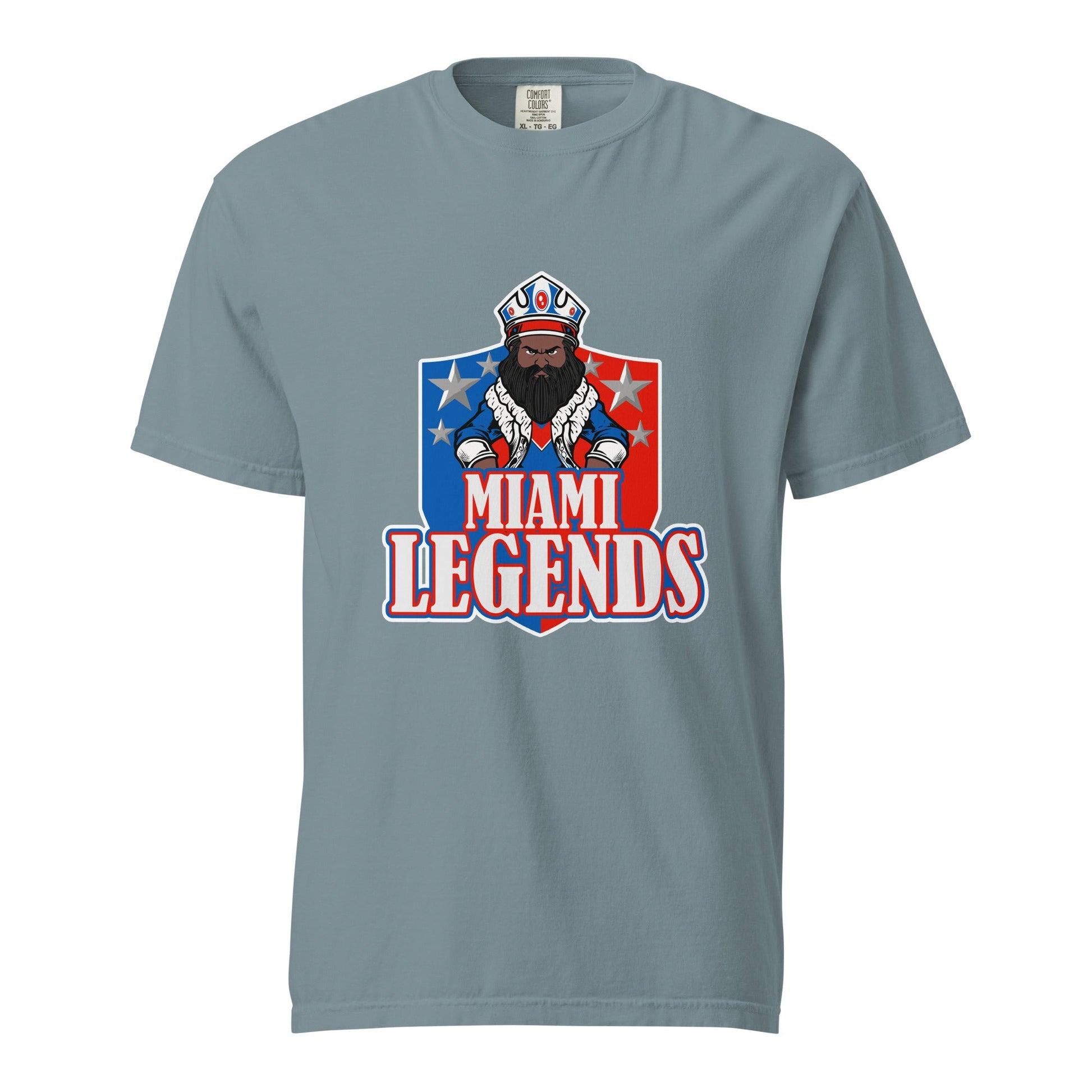 Signature | Comfort Colors T-Shirt | Miami Legends Football | King Shield Logo