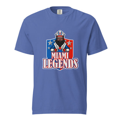 Signature | Comfort Colors T-Shirt | Miami Legends Football | King Shield Logo