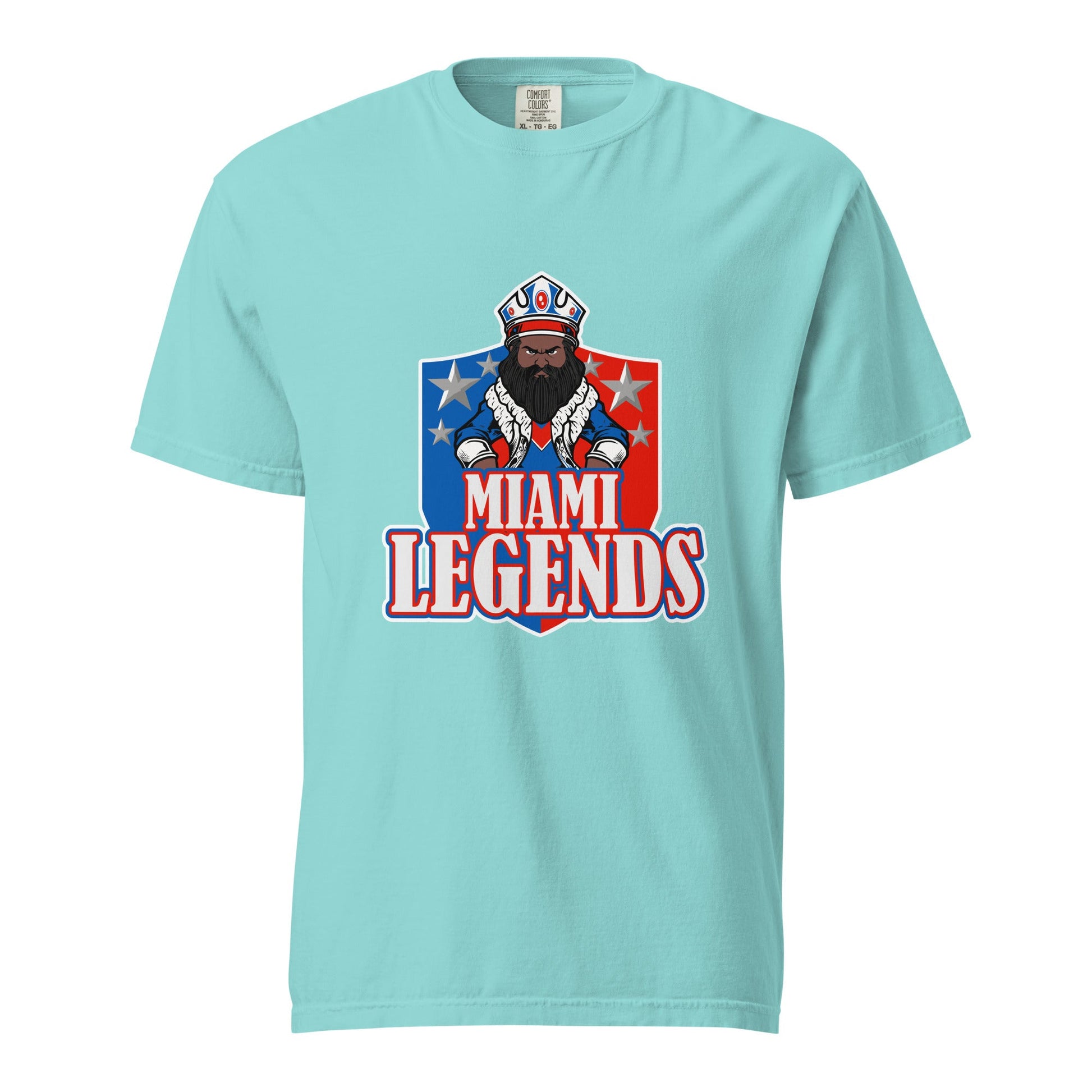 Signature | Comfort Colors T-Shirt | Miami Legends Football | King Shield Logo