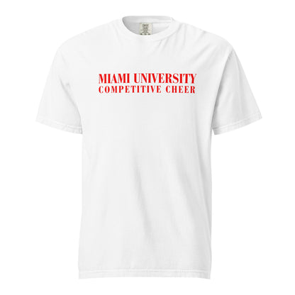 Signature | Comfort Colors T-Shirt | Miami University Competitive Cheer Team