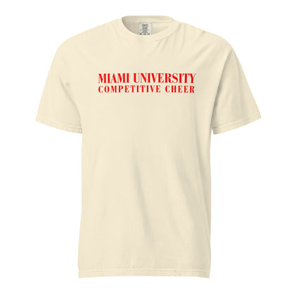 Signature | Comfort Colors T-Shirt | Miami University Competitive Cheer Team