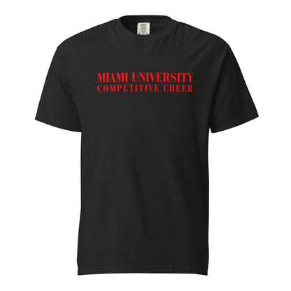 Signature | Comfort Colors T-Shirt | Miami University Competitive Cheer Team