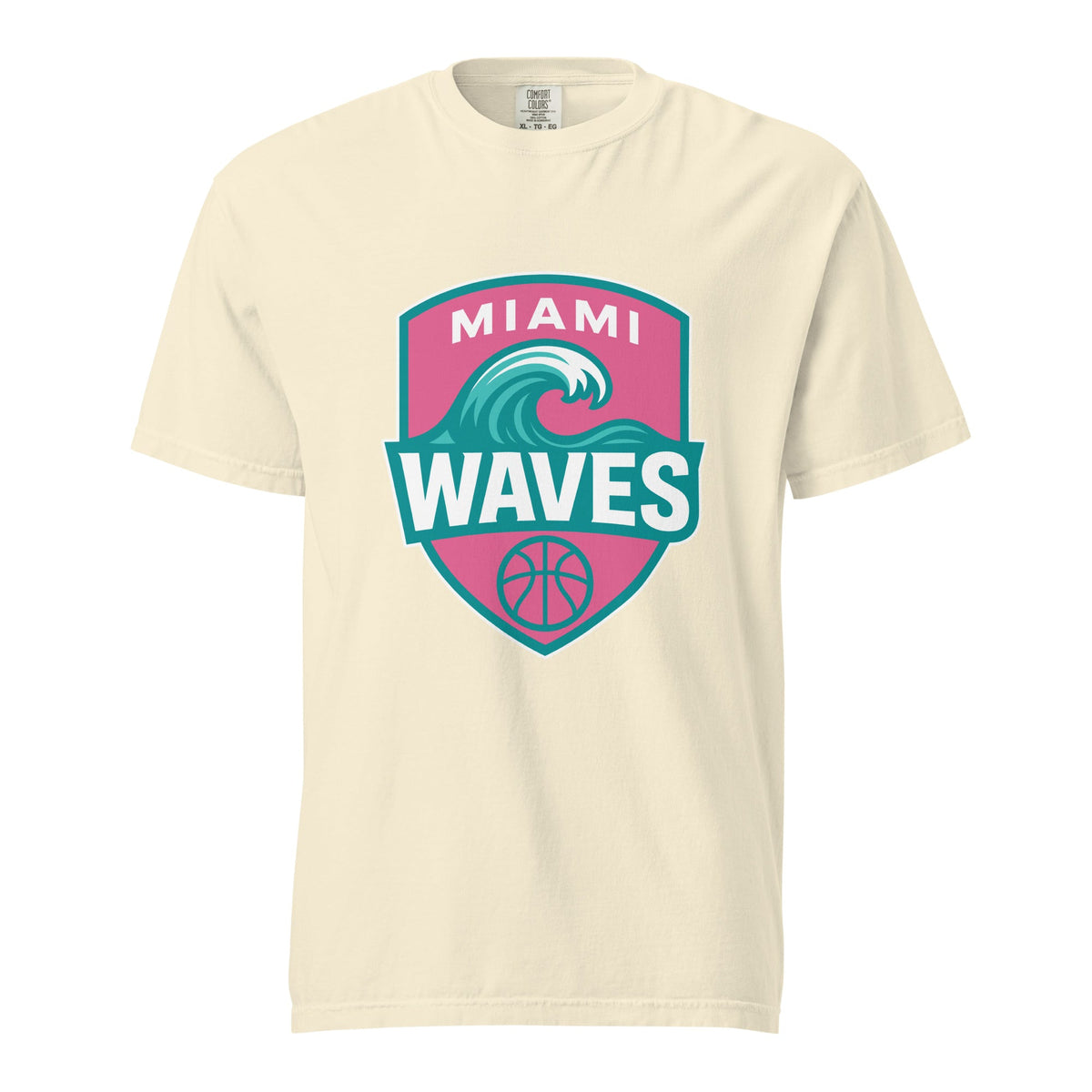 Signature | Comfort Colors T-Shirt | Miami Waves | Shield Logo