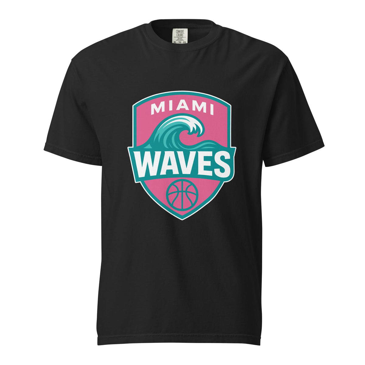 Signature | Comfort Colors T-Shirt | Miami Waves | Shield Logo