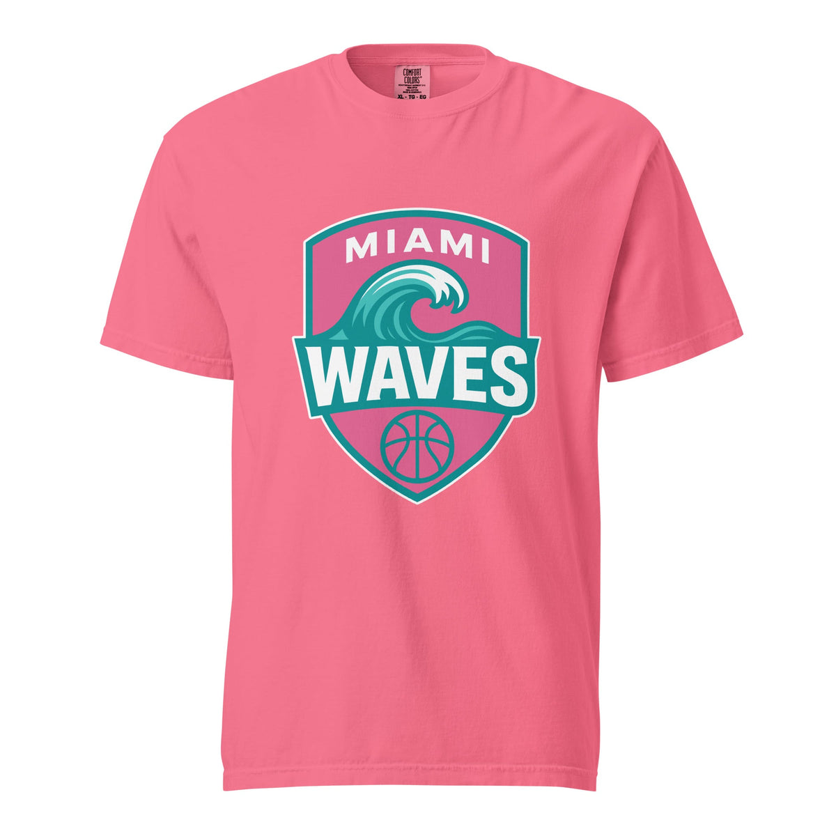 Signature | Comfort Colors T-Shirt | Miami Waves | Shield Logo