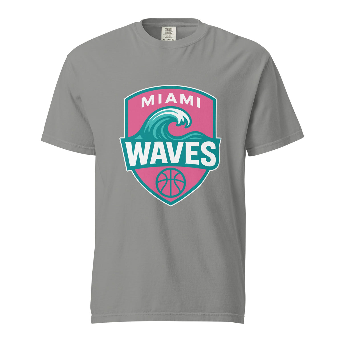 Signature | Comfort Colors T-Shirt | Miami Waves | Shield Logo
